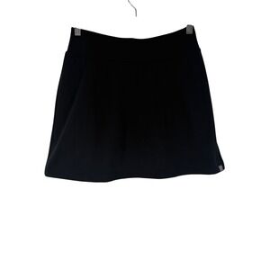 Title Nine Buttah Skort Black Athletic Tennis Golf Skirt Womens Size S